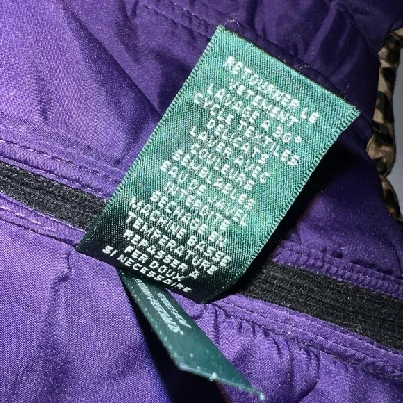 LAUREN RALPH LAUREN Petite Cheetah Vest Size PM - Picture 8 of 9